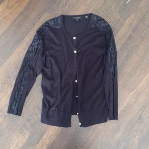 Ted Baker Black lace cardigan